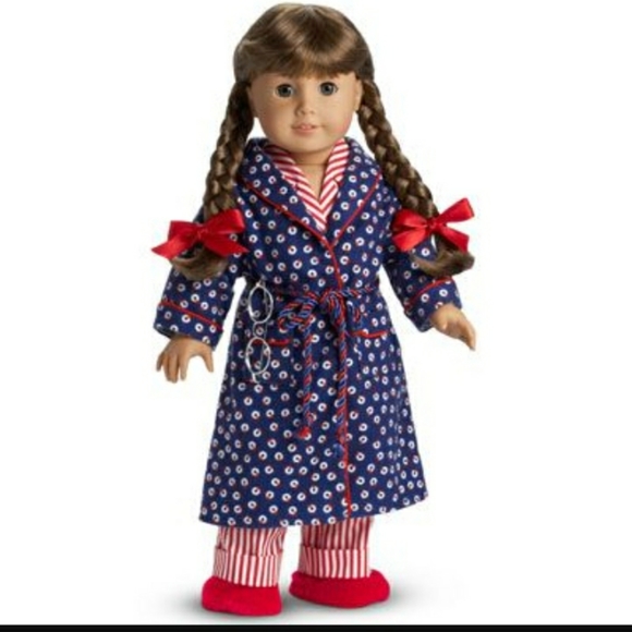 American Girl Other - RETIRED American Girl Pleasant Company Molly's Pajamas & Robe 1992-1993